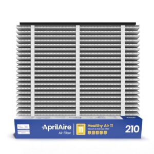 AprilAire 210 Replacement Filter for AprilAire Whole House Air Purifiers - MERV 11, Clean Air & Dust, 20x25x4 Air Filter (Pack of 2)