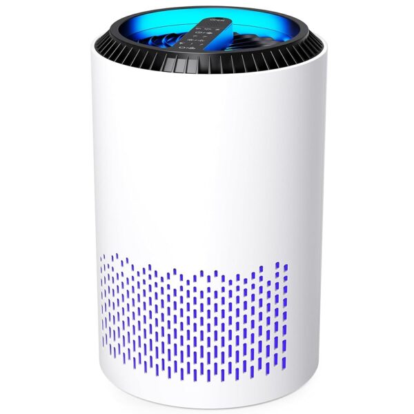 AROEVE Air Purifiers for Home, Air Purifier Air Cleaner For Smoke Pollen Dander Hair Smell Portable Air Purifier with Sleep Mode Speed Control For Bedroom Office Living Room,...