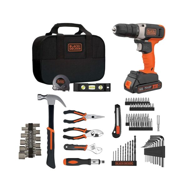 beyond by BLACK+DECKER Home Tool Kit with 20V MAX Drill/Driver, 83-Piece (BDPK70284C1AEV), BDPK70284C1AEV