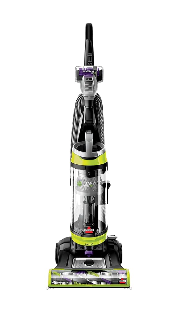 BISSELL CleanView Swivel Pet Upright Bagless Vacuum Cleaner and Carpet Cleaner, Standard, Green