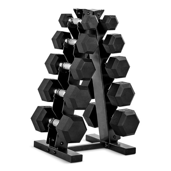 CAP Barbell Dumbbell Set with Rack | Multiple Options in 150lbs and 210lbs