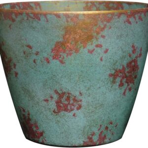 Classic Home and Garden Premiere Collection Planter Vogue, 8", Patina Copper