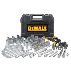 DEWALT Mechanics Tool Set, 1/4" & 3/8" & 1/2" Drive, SAE/Metric, 205-piece (DWMT81534)