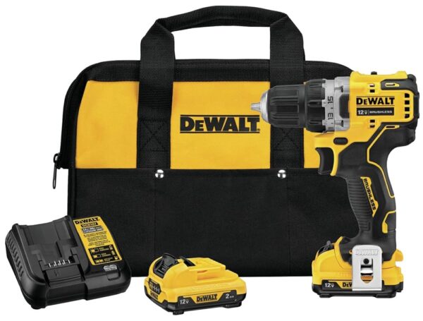 DEWALT XTREME 12V MAX* Cordless Drill/Driver Kit, 3/8-Inch (DCD701F2)