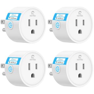 EIGHTREE Smart Plug, Smart Plugs That Compatible with Alexa and Google Home, Compatible with SmartThings, Smart Outlet with WiFi Remote Control and Timer Function, 2.4GHz Wi-Fi...