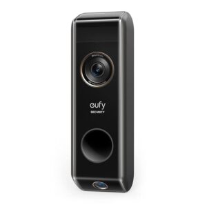 eufy Security Video Doorbell S330, 2K HD Video Doorbell, HD Security Camera, Battery-Powered Add-On, Dual Motion Detection, Package Detection, Family Recognition, No Monthly...