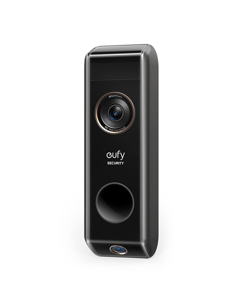 eufy Security Video Doorbell S330, 2K HD Video Doorbell, HD Security Camera, Battery-Powered Add-On, Dual Motion Detection, Package Detection, Family Recognition, No Monthly...