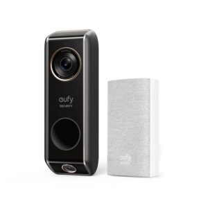 eufy Security Video Doorbell (Wired) S330 with Chime, Dual Cam, Delivery Guard, Security Camera, 2K with HDR, No Monthly Fee, 16-24V, 30VA, homebase NOT Supported, Motion Only...