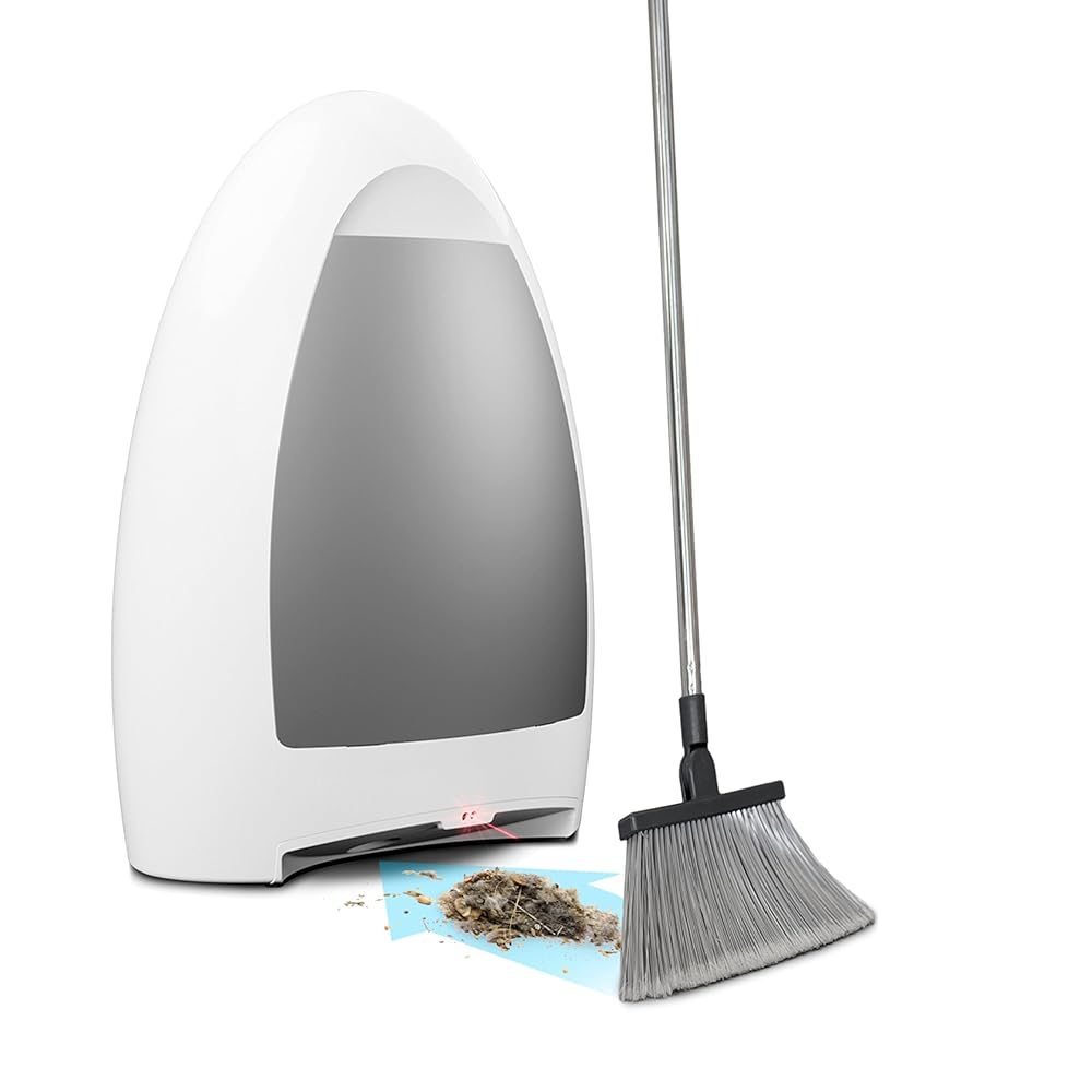 EyeVac Home Touchless Vacuum Automatic Dustpan - Great for Sweeping Pet Hair Food Dirt Kitchen - Ultra Fast & Powerful, Corded Canister Vacuum, Bagless, Automatic Sensors, 1000...