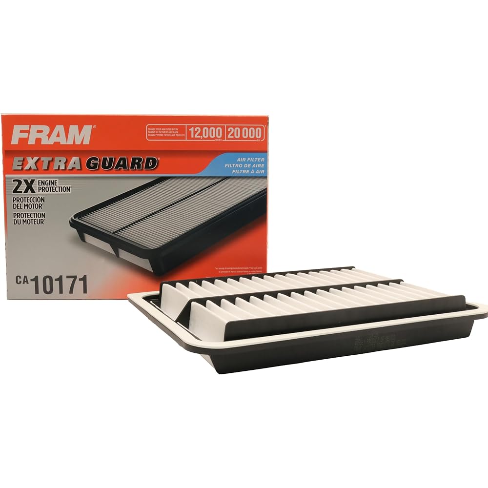 FRAM Extra Guard CA10171 Replacement Engine Air Filter for Select Toyota Venza and Camry Models, Provides Up to 12 Months or 12,000 Miles Filter Protection