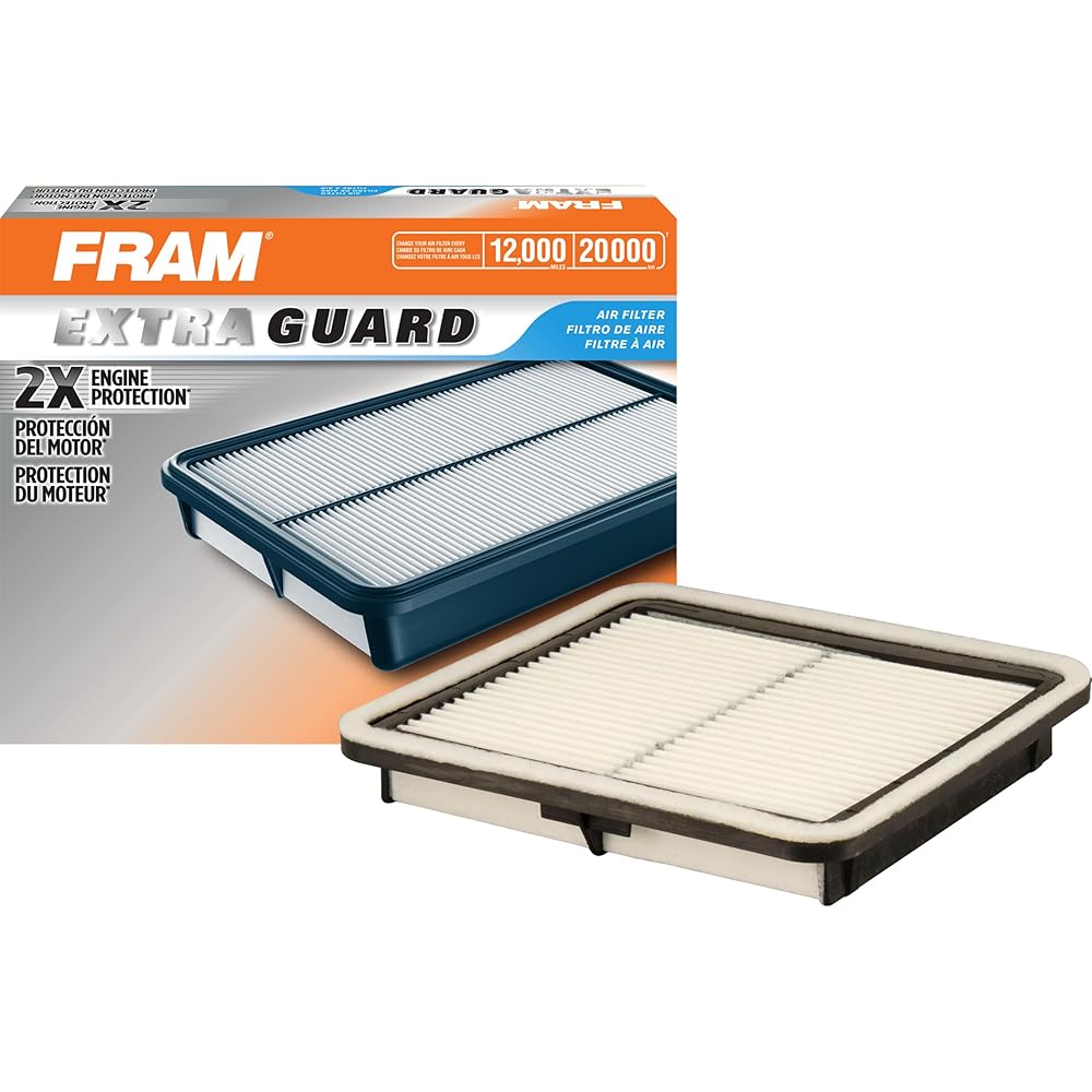 FRAM Extra Guard CA9997 Replacement Engine Air Filter for Select Subaru Models, Provides Up to 12 Months or 12,000 Miles Filter Protection