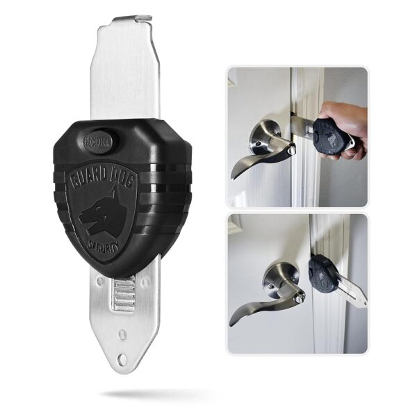 Guard Dog Security Blocklock Portable Door Lock - Hotel Door Locks for Travelers Security, Tough & Durable, Apartment Door Security, Home Security, Travel Essentials, Easy to...