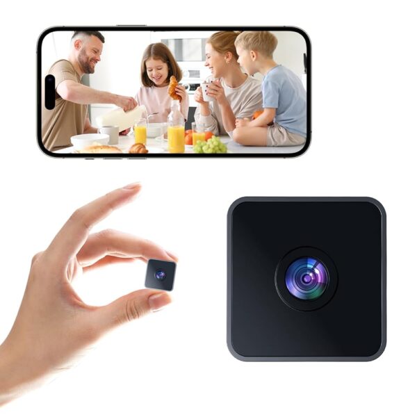 Hidden Camera - Spy Camera - 1080P Indoor Camera - Best Mini Camera - WiFi Wireless Camera - Nanny Camera for Pet/Baby - Live Video Recorder with Night Vision and Full HD...