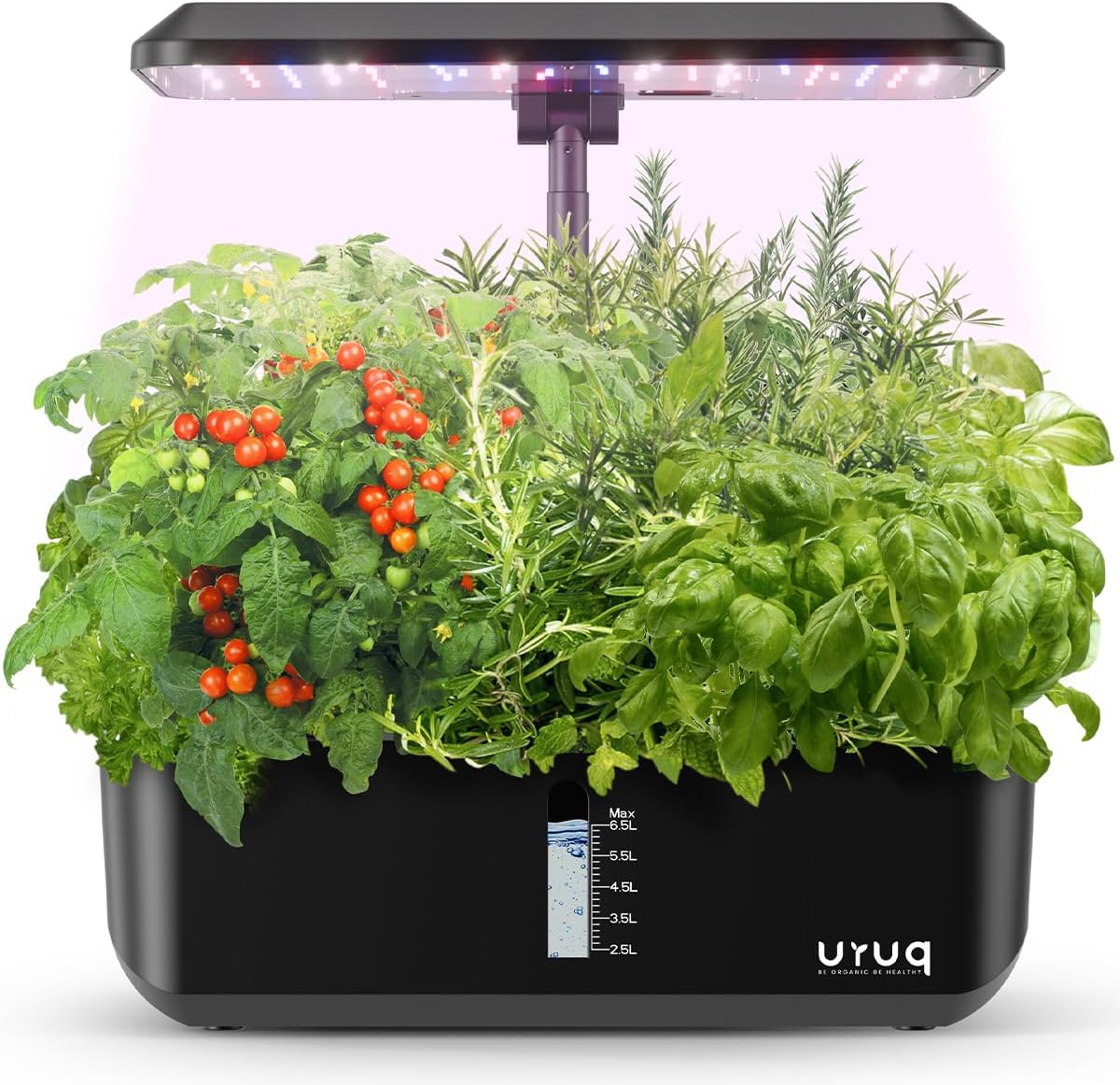 Hydroponics Growing System Indoor Garden 12 Pods Indoor Gardening System with LED Grow Light Height Adjustable Plants Germination Kit Quiet Smart Pump - Hydroponic Planter Fresh...