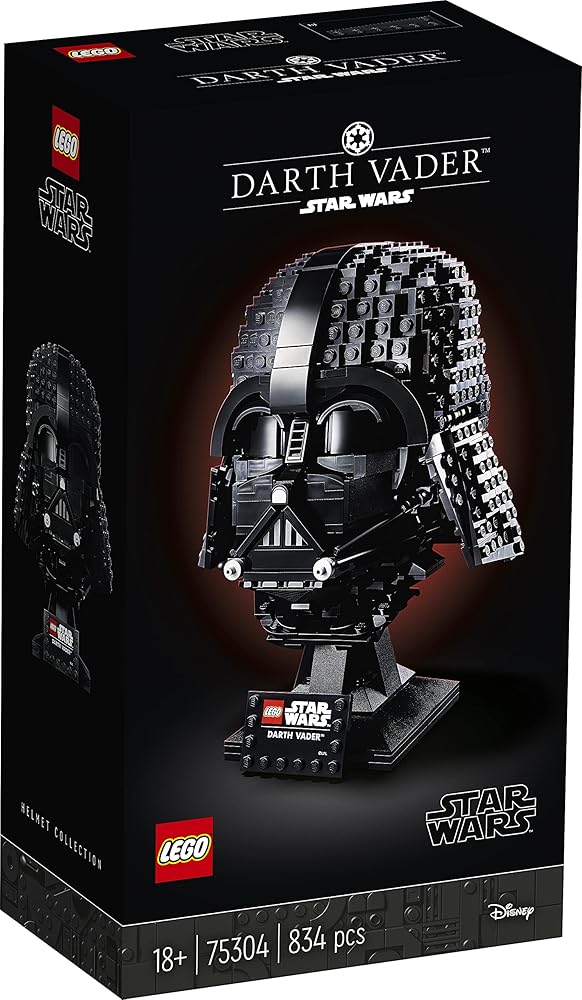 LEGO Star Wars Darth Vader Helmet Building Set, Mask Model Kit for Adults to Build and Display, Collectible Star Wars Home Décor, Gift Idea for Classic Star Wars Fans, 75304