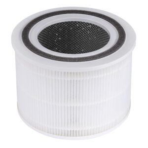 LEVOIT Core 300-P Air Purifier Replacement Filter, 3-In-1 Filter, Efficiency Activated Carbon, Core 300-RF, 1 Pack, White