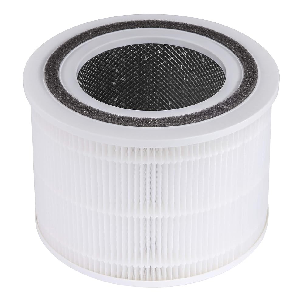 LEVOIT Core 300-P Air Purifier Replacement Filter, 3-In-1 Filter, Efficiency Activated Carbon, Core 300-RF, 1 Pack, White