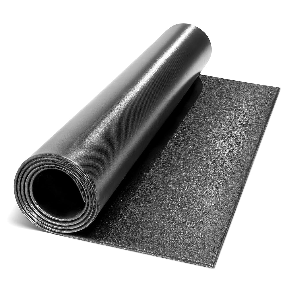 Marcy Fitness Equipment Mat and Floor Protector Compatible for Treadmills, Elliptical, Exercise Bikes, Stationary Cycles and Accessories