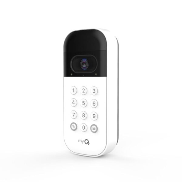 myQ Smart Garage Door Video Keypad with Wide-Angle Camera,Customizable PIN Codes,and Smartphone Control–Take Charge of Your Garage Access Works with Chamberlain, LiftMaster and...