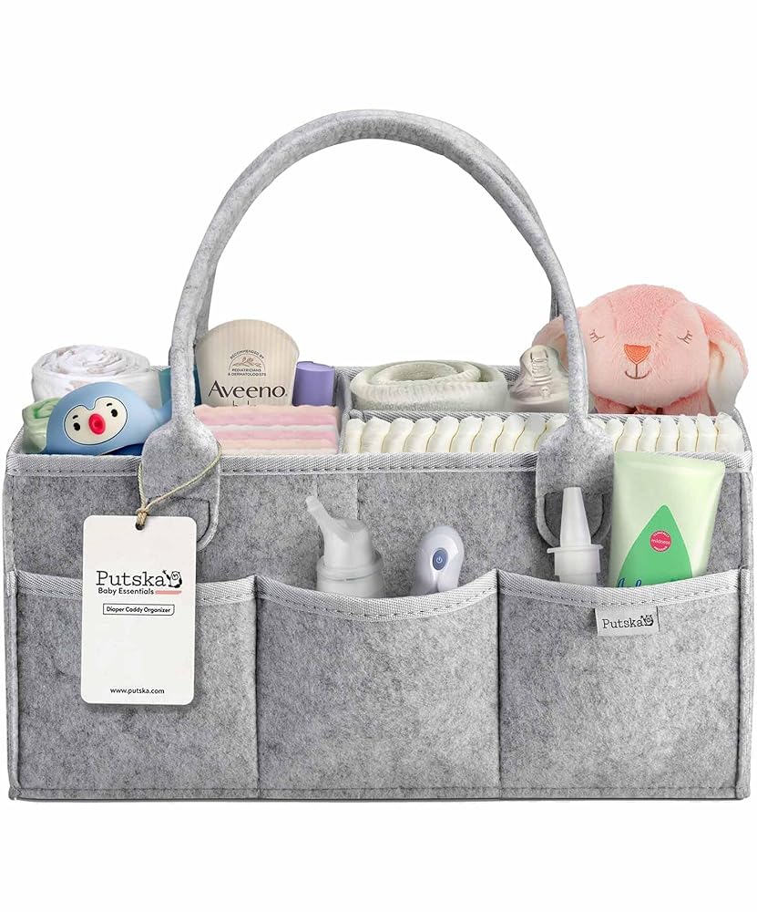 PUTSKA Baby Diaper Caddy Organizer