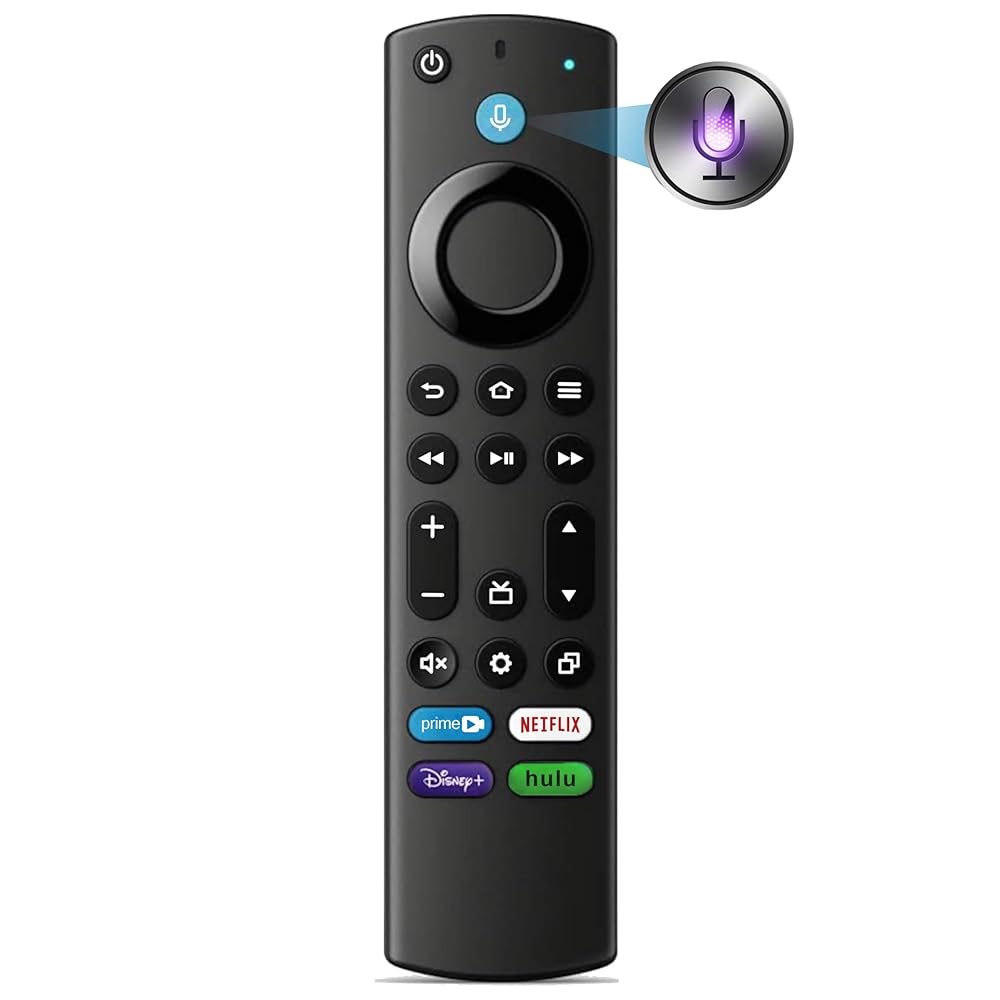 Replacement Voice Remote for Insignia, Toshiba, AMZ 2-Series, 4-Sereis, Omni, Pioneer, TCL and Hisense Smart TVs. TV Remote replacment for AMZ TV Streaming Devices. 1-Year...