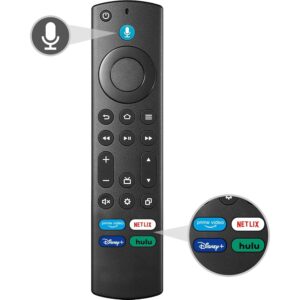 Replacement Voice Remote for Insignia/Toshiba/Pioneer Smart TVs, Compatible for AMZ Streaming Device Series Smart TVs