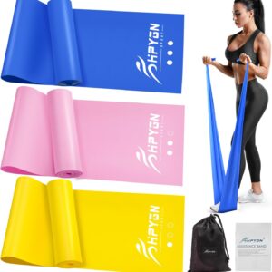 Resistance Bands, Exercise Bands, Physical Therapy Bands for Strength Training, Yoga, Pilates, Stretching, Stretch Elastic Band with Different Strengths, Workout Bands for Home Gym