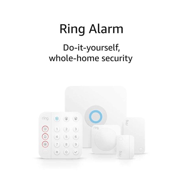 Ring Alarm 5-Piece Kit - home security system with 30-day free Ring Protect Pro subscription