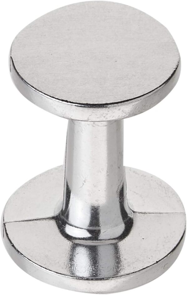 RSVP International Espresso Coffee Kitchen Tool Home and Commercial Use, Dual Sided Tamper, Aluminum Alloy