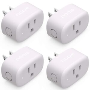 Smart Plug Nooie,WiFi Smart Plug That Work with Alexa,Smart Plug for Smart Home,WiFi Outlet for Google Home, Voice Control,Smart Outlet with Remote Control,Timer Function, ONLY...