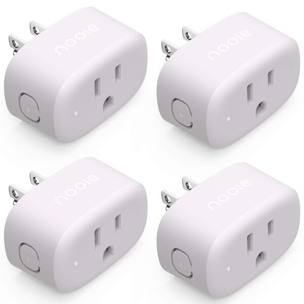 Smart Plug Nooie,WiFi Smart Plug That Work with Alexa,Smart Plug for Smart Home,WiFi Outlet for Google Home, Voice Control,Smart Outlet with Remote Control,Timer Function, ONLY...