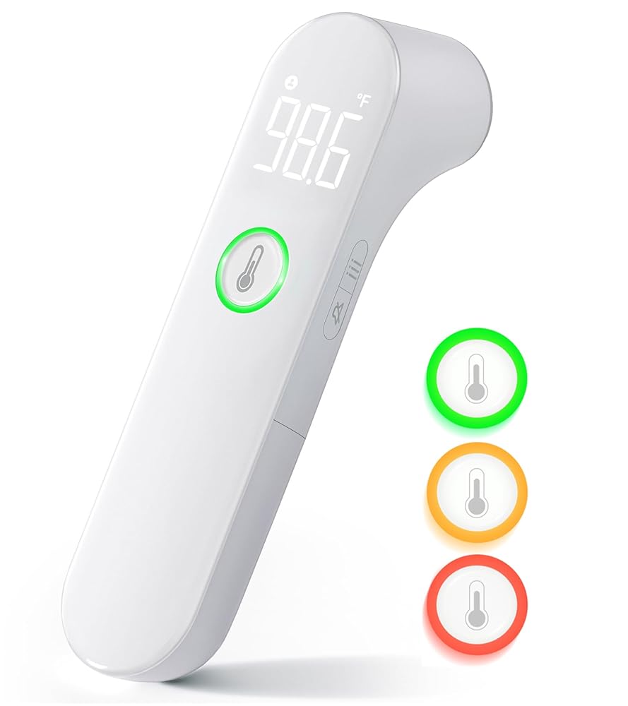 Thermometer for Adults and Kids, Fast Accurate Baby Thermometer, FSA HSA Eligible, Fever Alarm & Mute Mode, Baby Essentials - Lifetime Support