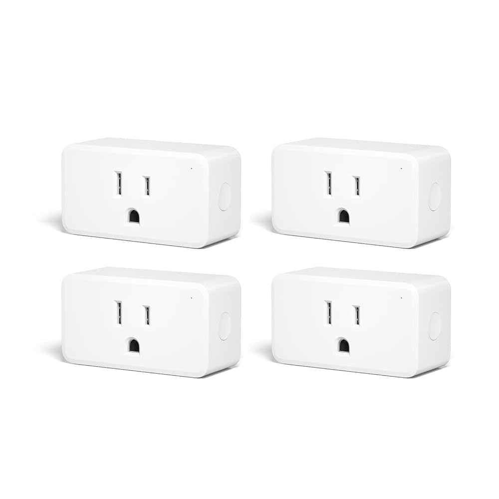 THIRDREALITY ZigBee Smart Plug 4 Pack with Real-time Energy Monitoring,15A Outlet, Zigbee Repeater,ETL Certified,ZigBee Hub Required,Work with Home Assistant,Compatible Echo...