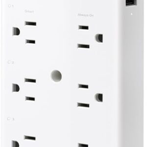 TP-Link Tapo Smart Plug Outlet Extender, Surge Protector, 18W Fast Charging, 3 Individual Smart Outlets, 1x USB-C & 2X USB-A, Smart Night Light, Works w/Apple HomeKit, Alexa &...