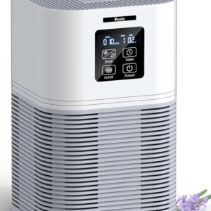 VEWIOR Air Purifiers for Home, HEPA Air Purifiers for Large Room up to 600 sq.ft, H13 True HEPA Air Filter with Fragrance Sponge 6 Timers Quiet Air Cleaner for Pet Dander Wildfire